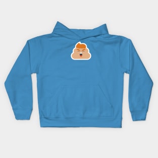 "Donald Dump" Trump Poop Emoji - Funny Politics Shirt Kids Hoodie